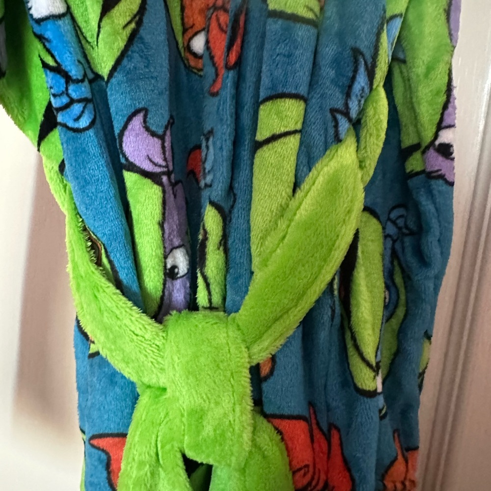 Kids ninja turtles robe- Green, Orange, Blue - Picture 4 of 6
